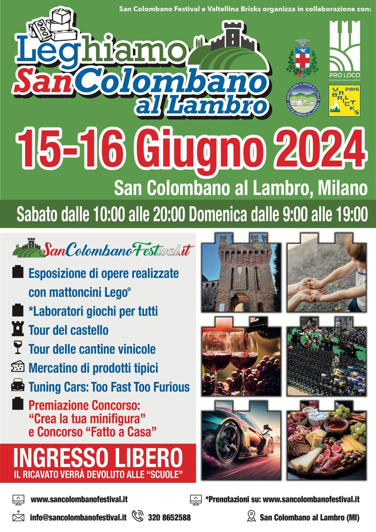 Presenza di Verona Brick a "LEGHIAMO a SAN COLOMBANO AL LAMBRO "