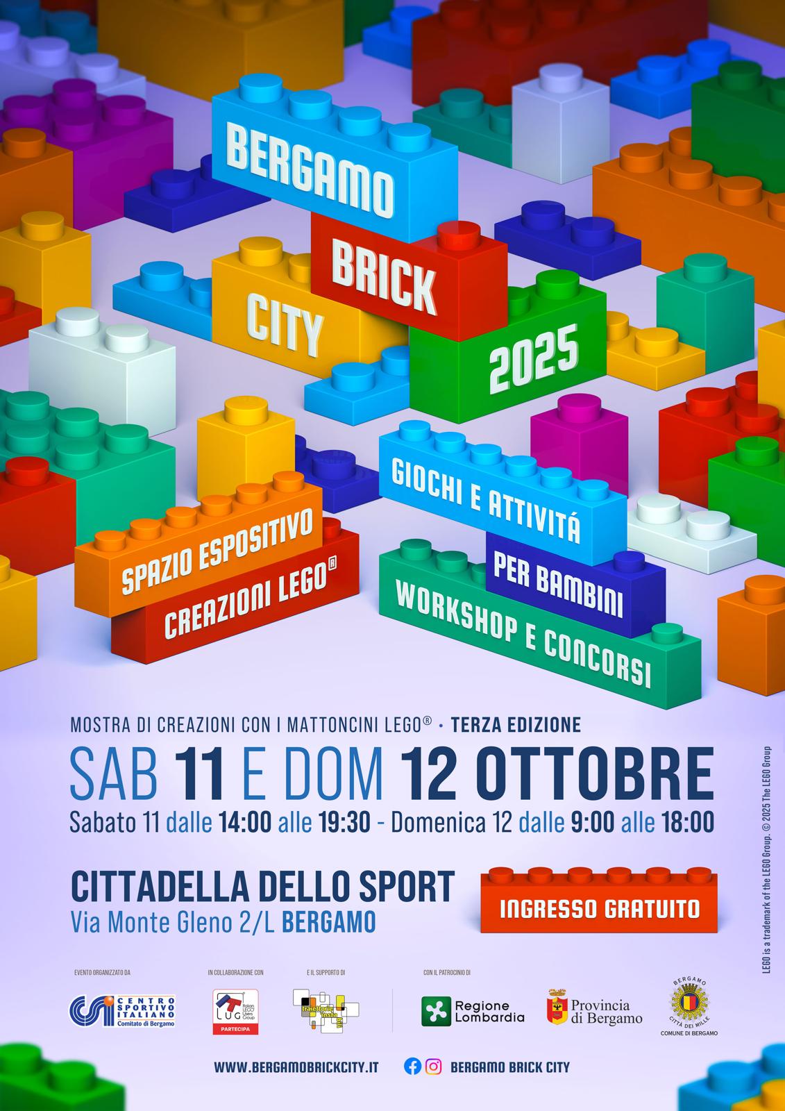 Partecipazione a Bergamo Brick City 11 e 12 Ottobre 2025