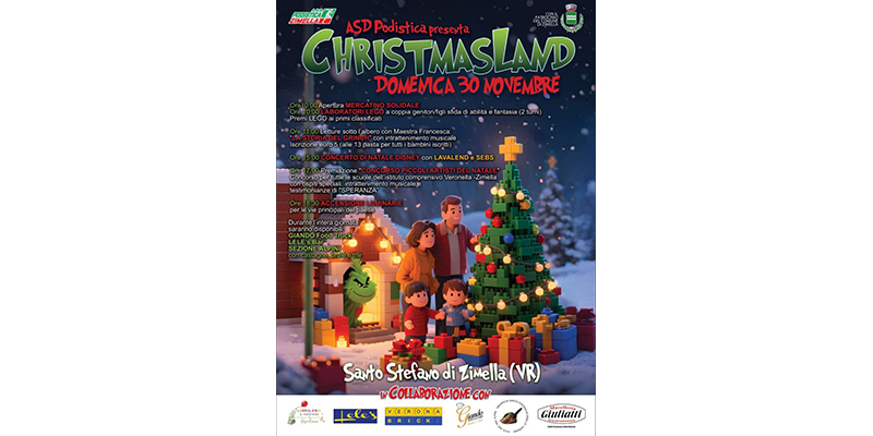 Partecipazione a ChristmasLand il 30 Novembre