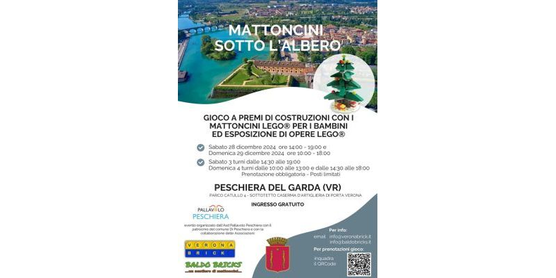 Mattoncini sotto l'albero - Peschiera del Garda Mostra costruzioni di Lego® e Area gioco per bambini