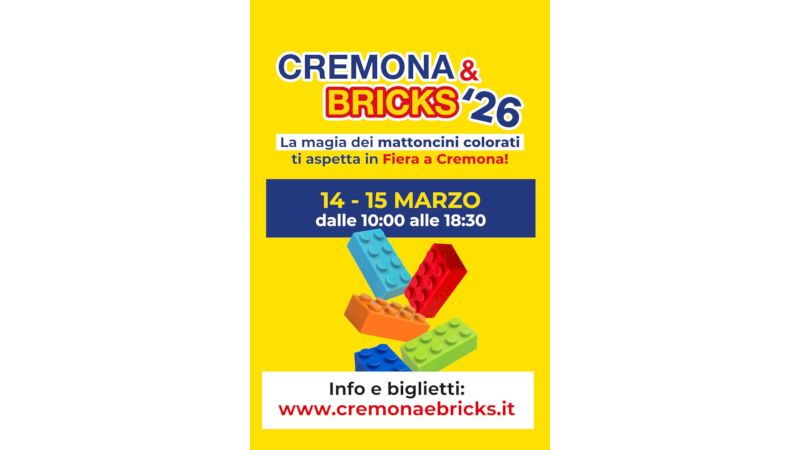 Partecipazione a Cremona brick 14-15 Marzo 2026