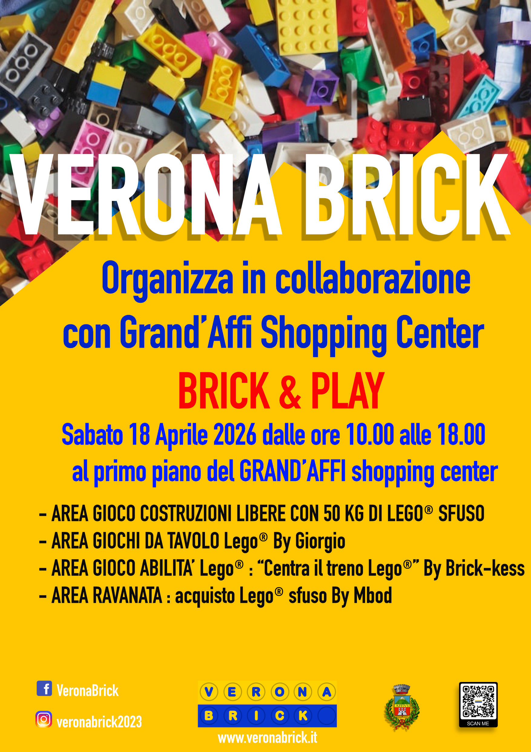 Brick e Play   Sabato 18 Aprile 2026