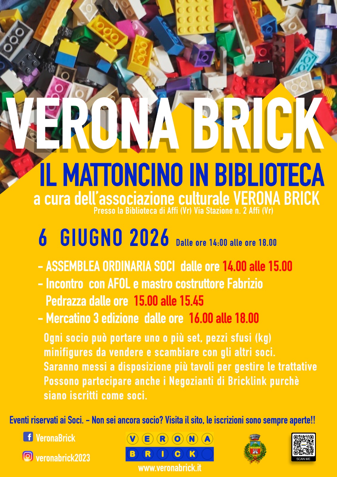 3° Edizione Mercatino/scambio LEGO®  6 Giugno 2026